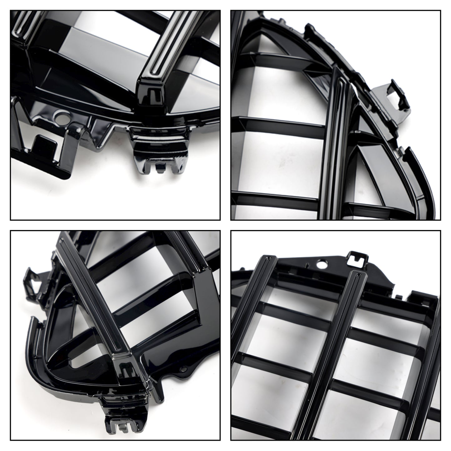 Black Front Bumper Grill Grille Per Mercedes CLS C257 W257 Coupe 2018-2024