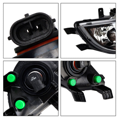 Faro fendinebbia trasparente per paraurti anteriore sinistro VW Volkswagen Jetta 2015-2018