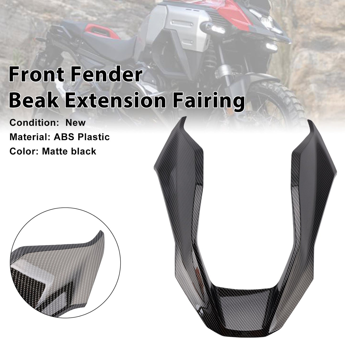 Carenatura di estensione del becco del parafango anteriore BMW R1300GS 2024-2025
