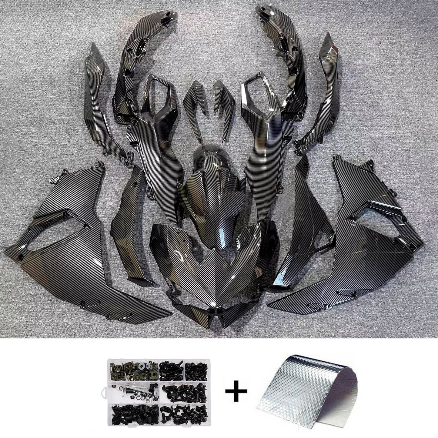Kit carenatura iniezione ABS adatto per Kawasaki Ninja 500 2024-2025