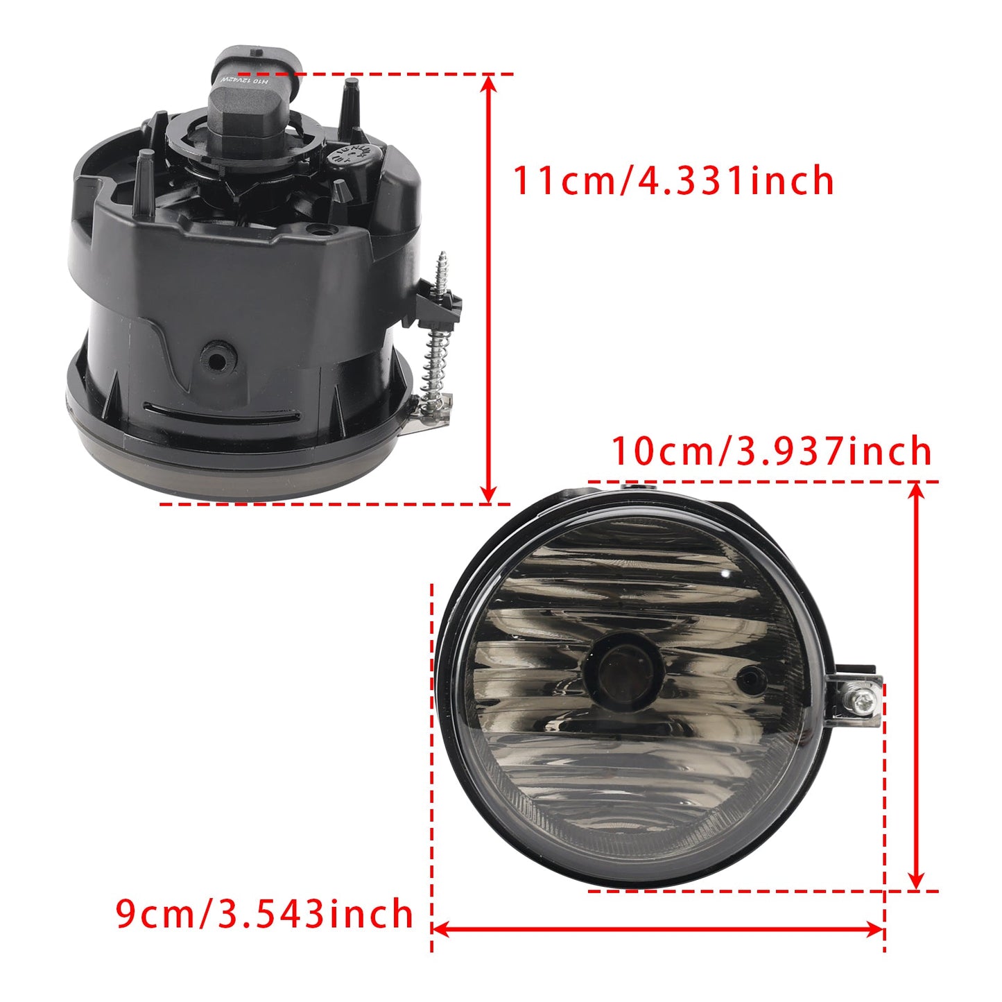 Coppia di fendinebbia per Dodge Chrysler Caliber Jeep Compass 4805857AA