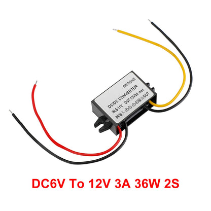 Convertitore regolatore di alimentazione per auto DC-DC 6V-12V 3A 36W Step Up impermeabile