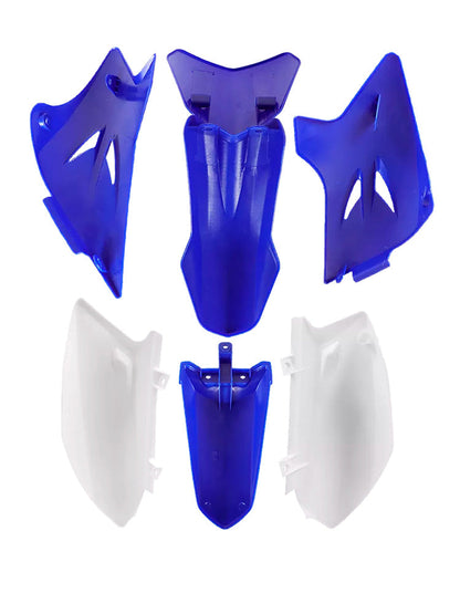 Kit plastiche per carrozzeria Yamaha TTR50 2006-2021, carenatura parafango anteriore e posteriore