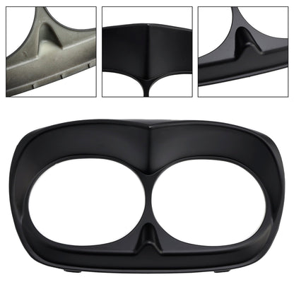 Copertura della cornice del faro anteriore doppio per Road Glide 1998-2013