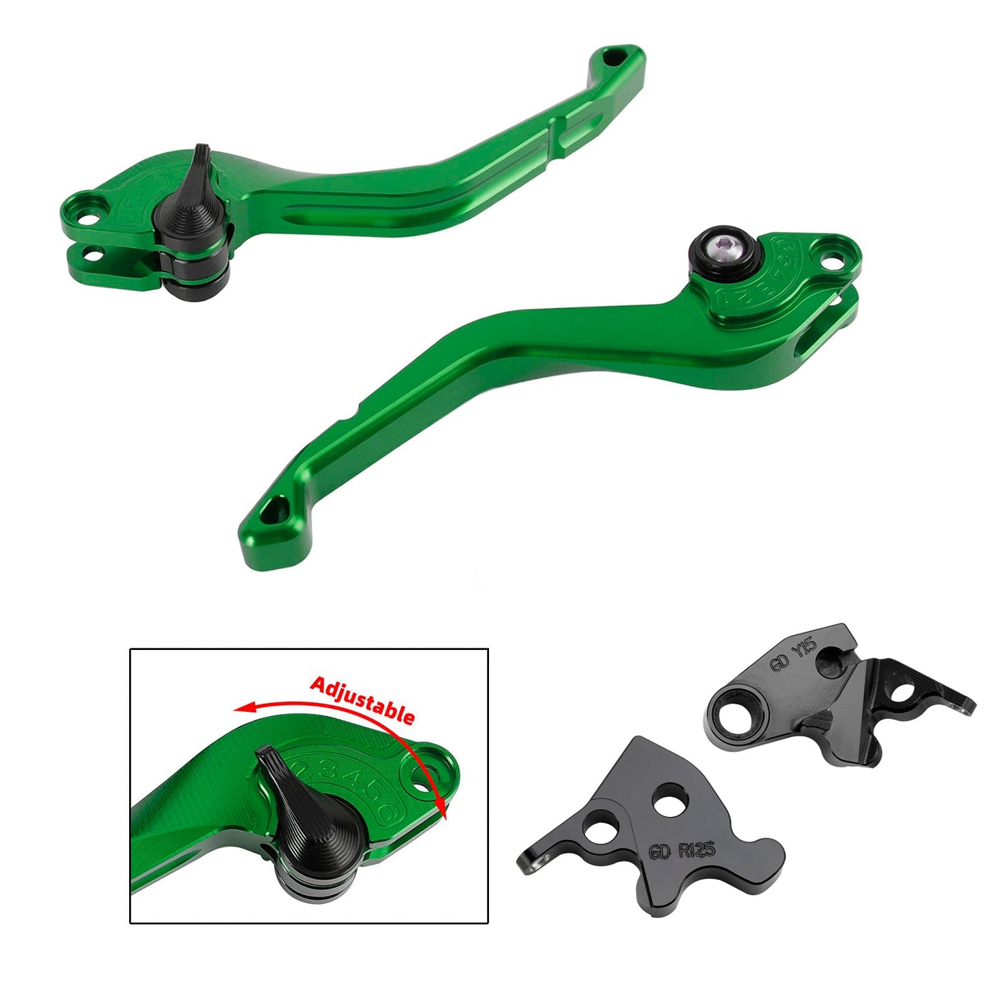 Leva freno frizione corta CNC adatta per YAMAHA XSR 155 MT15 2019-2022