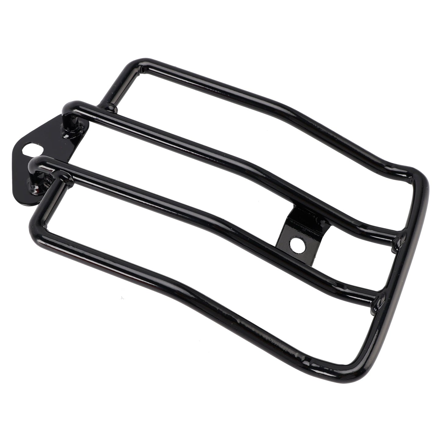 Portapacchi posteriore nero per sella monoposto, adatto per Sportster XL XR 883 1200 2004-2022