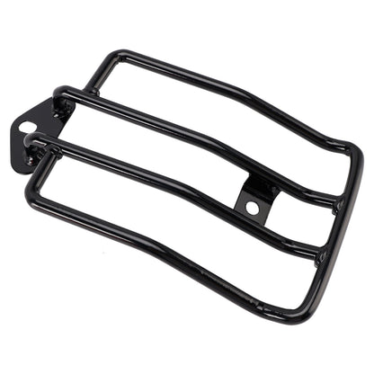 Portapacchi posteriore nero per sella monoposto, adatto per Sportster XL XR 883 1200 2004-2022