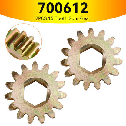 2 pezzi 700612 Ingranaggio cilindrico a 15 denti 10 DP/20 PA per sistemi di scorrimento Lippert RV