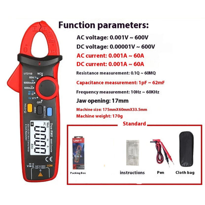 UT211B Mini TRMS Multimetro Digitale a Pinza Migrante AC DC VFC NCV Tester
