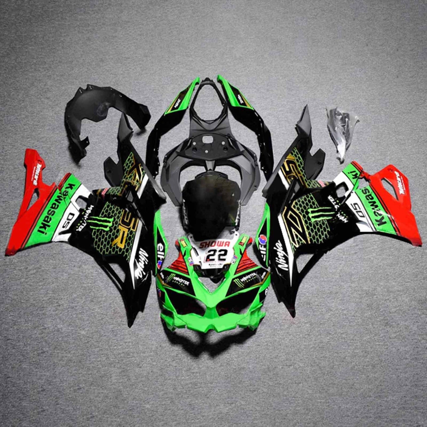 Kit carenatura iniezione Kawasaki Ninja ZX-25R ZX-4R ZX-4RR 2019-2024