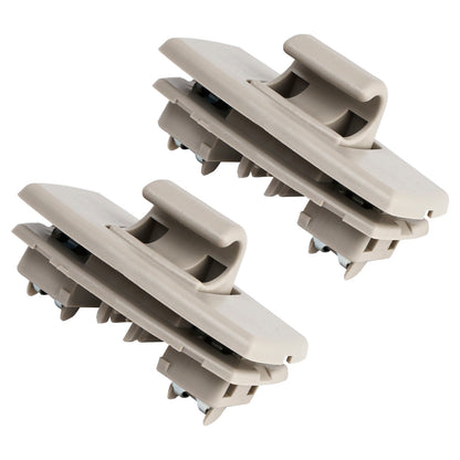2x gancio di fissaggio per aletta parasole grigia per Mercedes Benz Classe C W205 S205 15-19