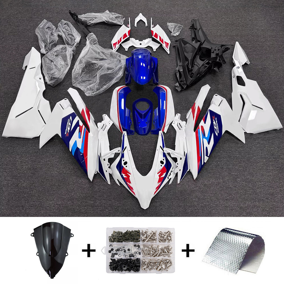 Kit di carene in plastica ABS stampate a iniezione per Honda CBR250RR 2023-2024