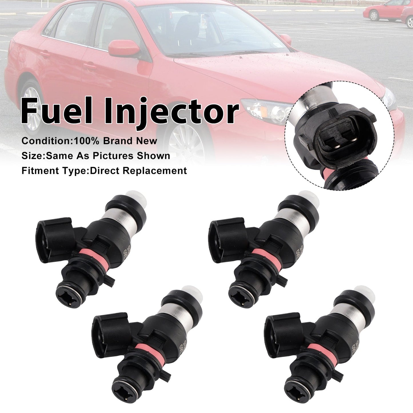 4 iniettori di carburante per Subaru Impreza RX 2.0L EI 07-12 FBYCG80 16600-AA270