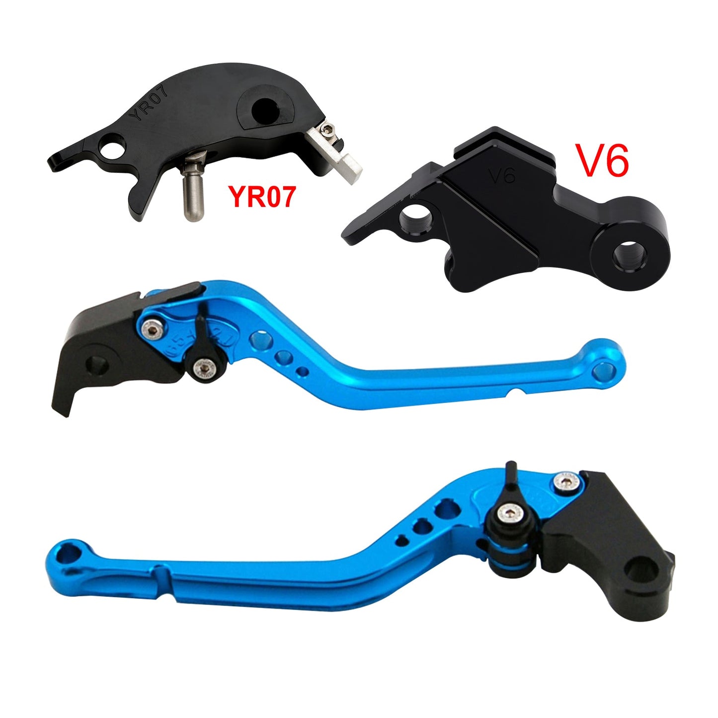 Leva frizione freno lunga adatta per YAMAHA XSR900 XSR900GP MT-09 MT-09SP 2024-2025