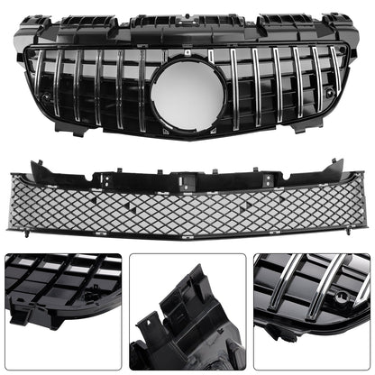 Griglia anteriore superiore inferiore cromata pre-restyling Mercedes-Benz SLK-Class R172 SLK55 2011-2016 adatta per Mercedes SLK-Class R172 SLK55