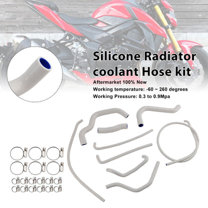Kit di tubi flessibili in silicone per il liquido di raffreddamento del radiatore per Suzuki GSX-S750/Z 2017-2025