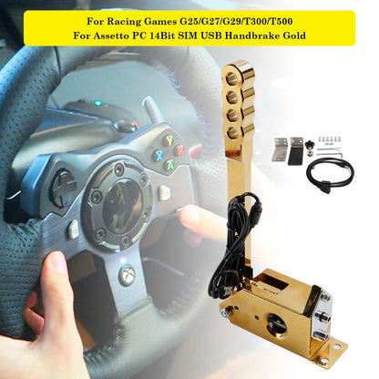 Per giochi di corse G25/G27/G29/T300/T500 Per Assetto PC 14Bit SIM USB Handbrake