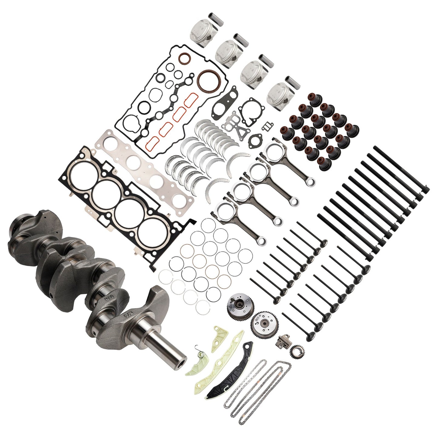 Kit di revisione e ricostruzione del motore Kia Optima G4KD 2.0L 2006-2010, kit di fasatura delle bielle dell'albero motore