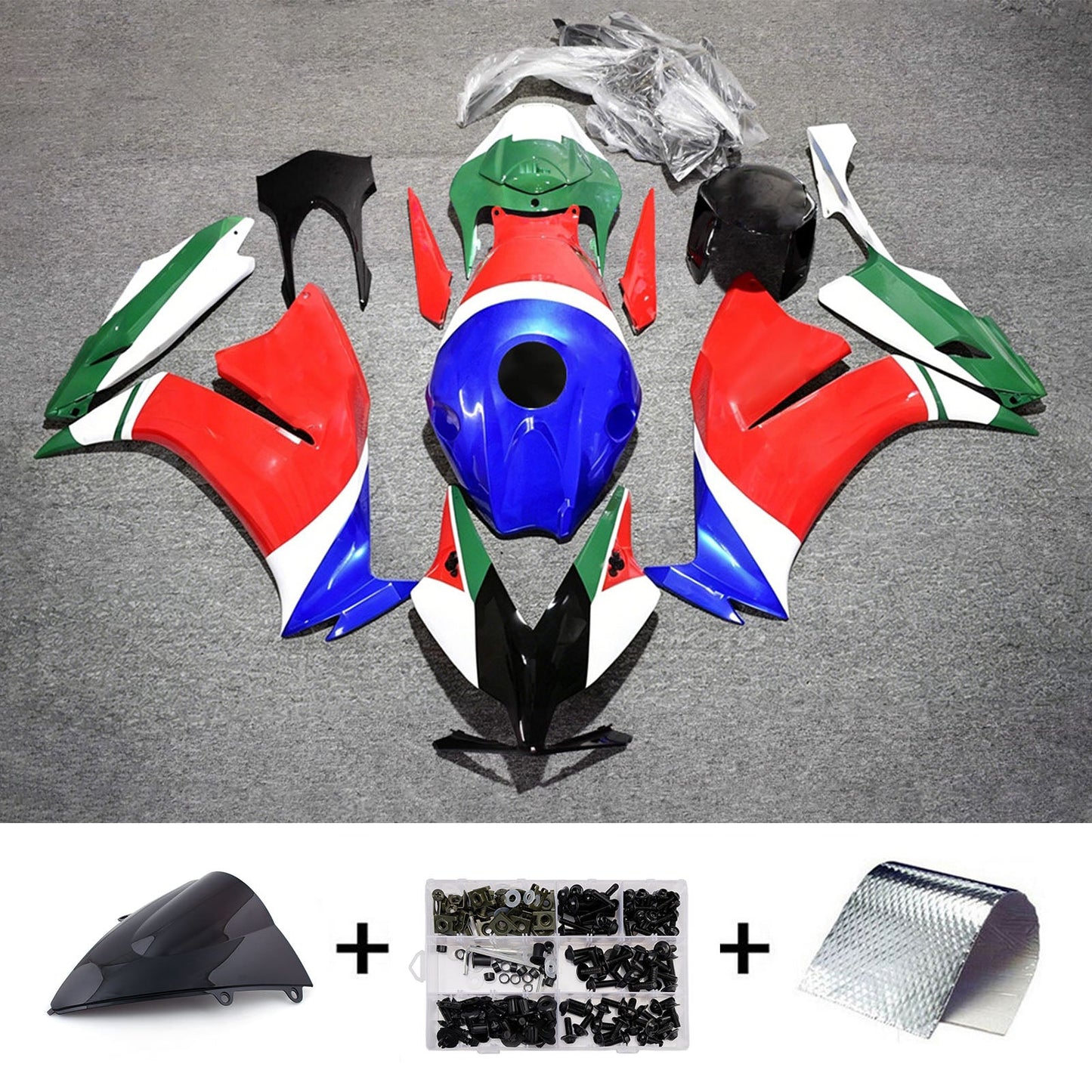 Kit di carene in plastica ABS stampate a iniezione per Honda CBR1000RR 2012-2016
