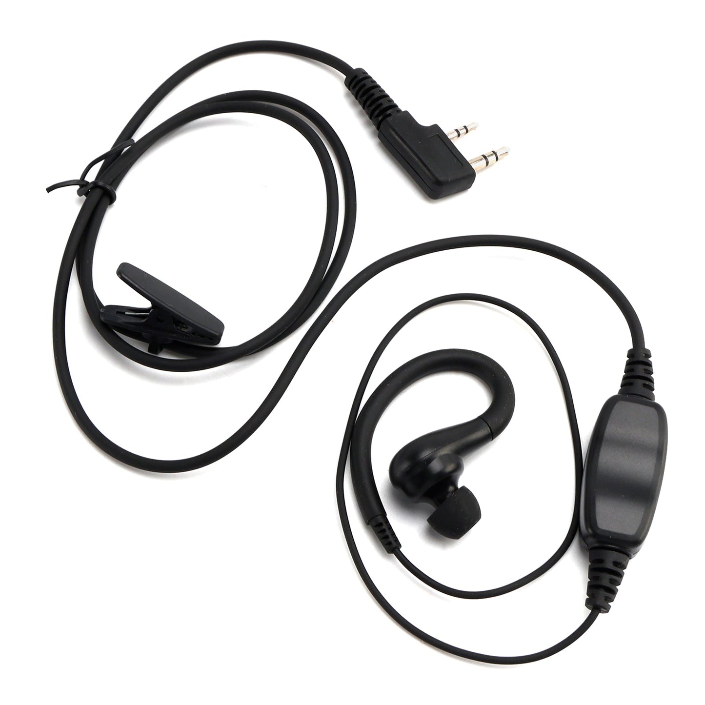 Cuffie con gancio auricolare bicolore K-029 636 per TK-220 TH-F6 RPV516A KG-UVD1P TG-2AT