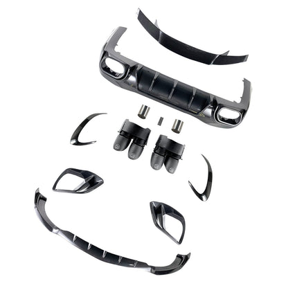 Kit carrozzeria paraurti in fibra di carbonio per Mercedes Benz AMG GT63 X290 4 porte, compatibile con i modelli 2021-2026.