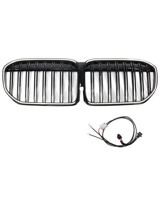Griglia anteriore nera lucida a doppia stecca per BMW Serie 7 G11 G12 2019-2022