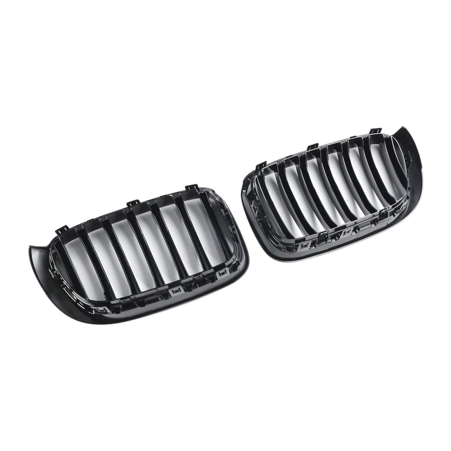 Griglia per rene paraurti anteriore nera lucida adatta per BMW X3 X4 F25 F26 2014-2017
