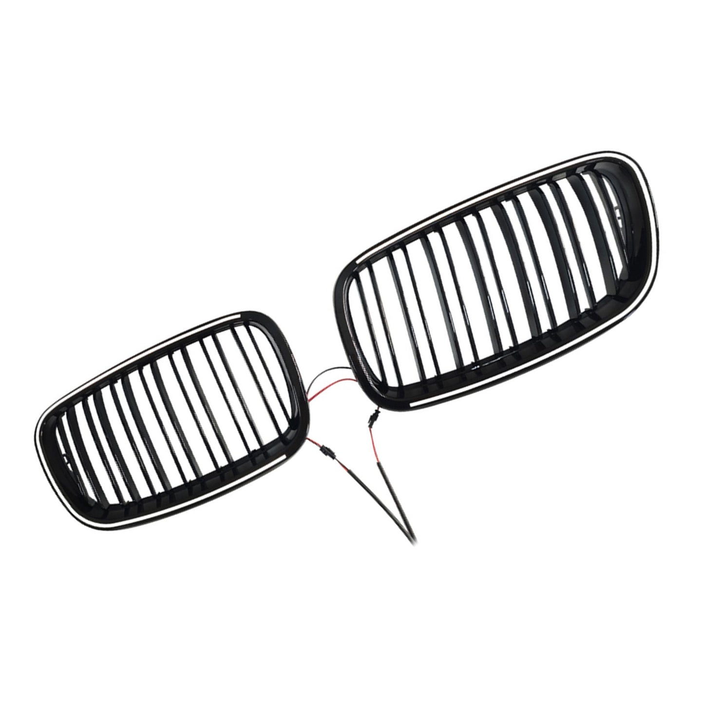 2009-2013 Per BMW X5 M (E70) Griglia anteriore a doppio rene nera lucida 51137305589 51137305590,