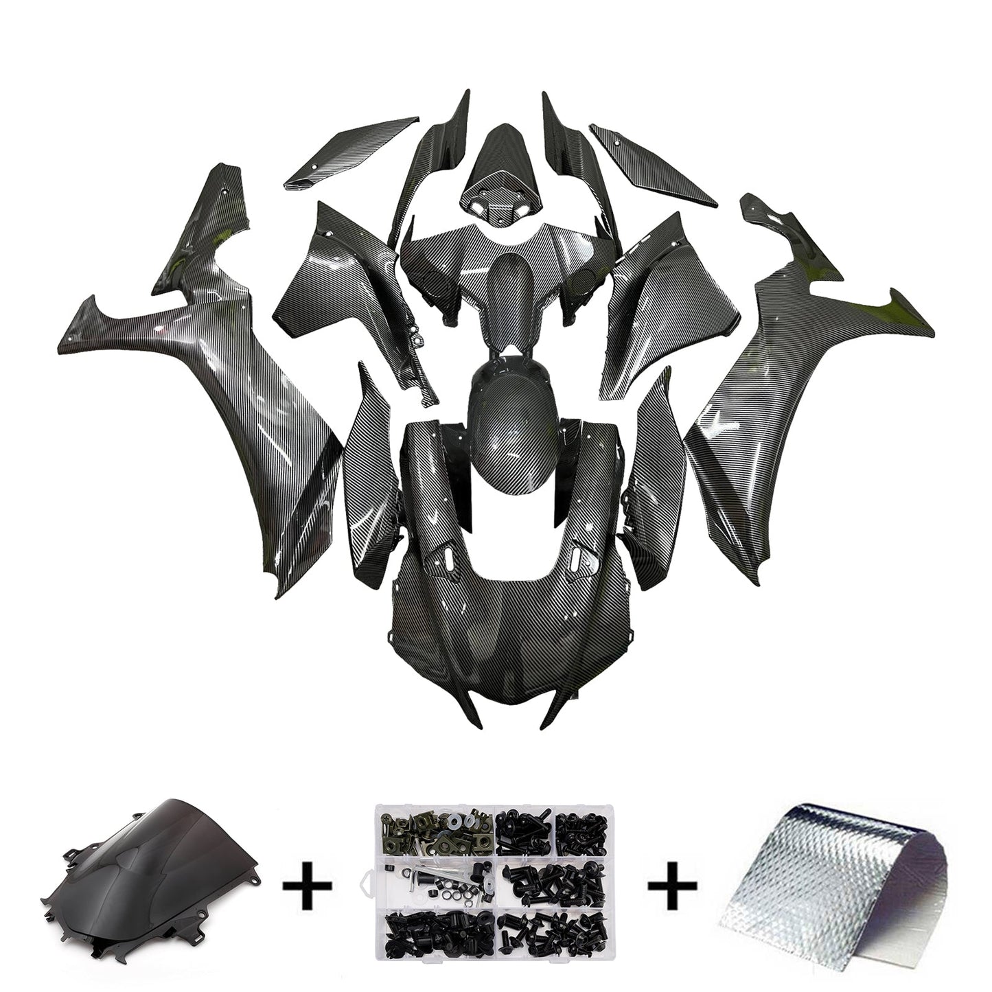 Kit carenatura iniezione in plastica ABS adatto per Yamaha YZF-R1 2020-2025