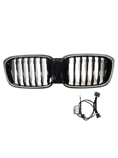 Griglia anteriore a maglie renali nera lucida pre-facelift BMW X3 X3M G01 G08 2018-2021 51138469959 51138469960