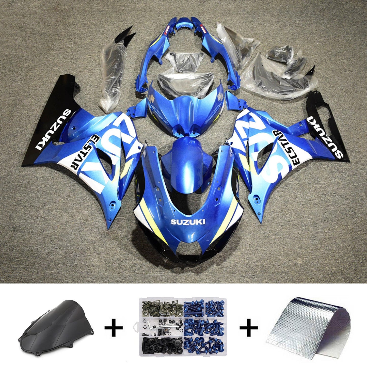 Kit carenatura iniezione plastica ABS per Suzuki GSXR1000 2017-2025 K17