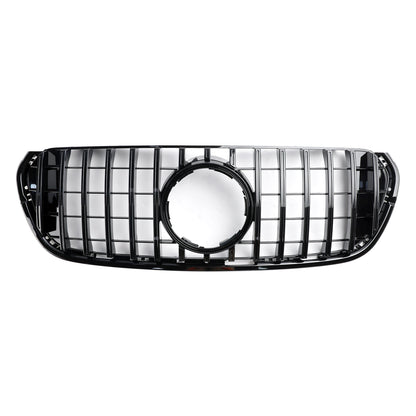 Per Mercedes Benz Classe X X470 2017-2019 Griglia paraurti anteriore nera
