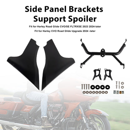 Staffe di supporto per spoiler per pannello laterale Harley CVO Road Glide dal 2024 in poi