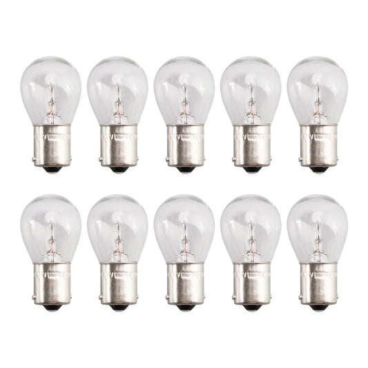 10 lampadine tubolari per auto P21W BA15S 7506 12V 21W per OSRAM