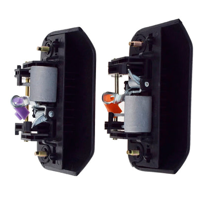 Maniglia esterna per portiera posteriore auto, nera, 1 paio, per Jeep Compass 2007-2016