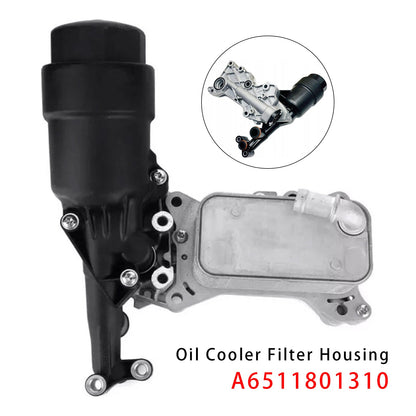 Alloggiamento filtro radiatore olio motore + radiatore A6511801310 per Mercedes-Benz OM651