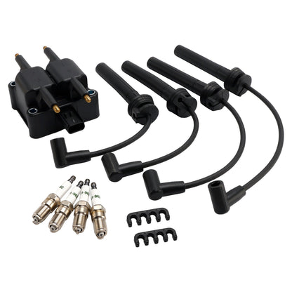 Set di cavi per candele e bobina di accensione UF189 UF403 UF410 per Chrysler 1997-2002
