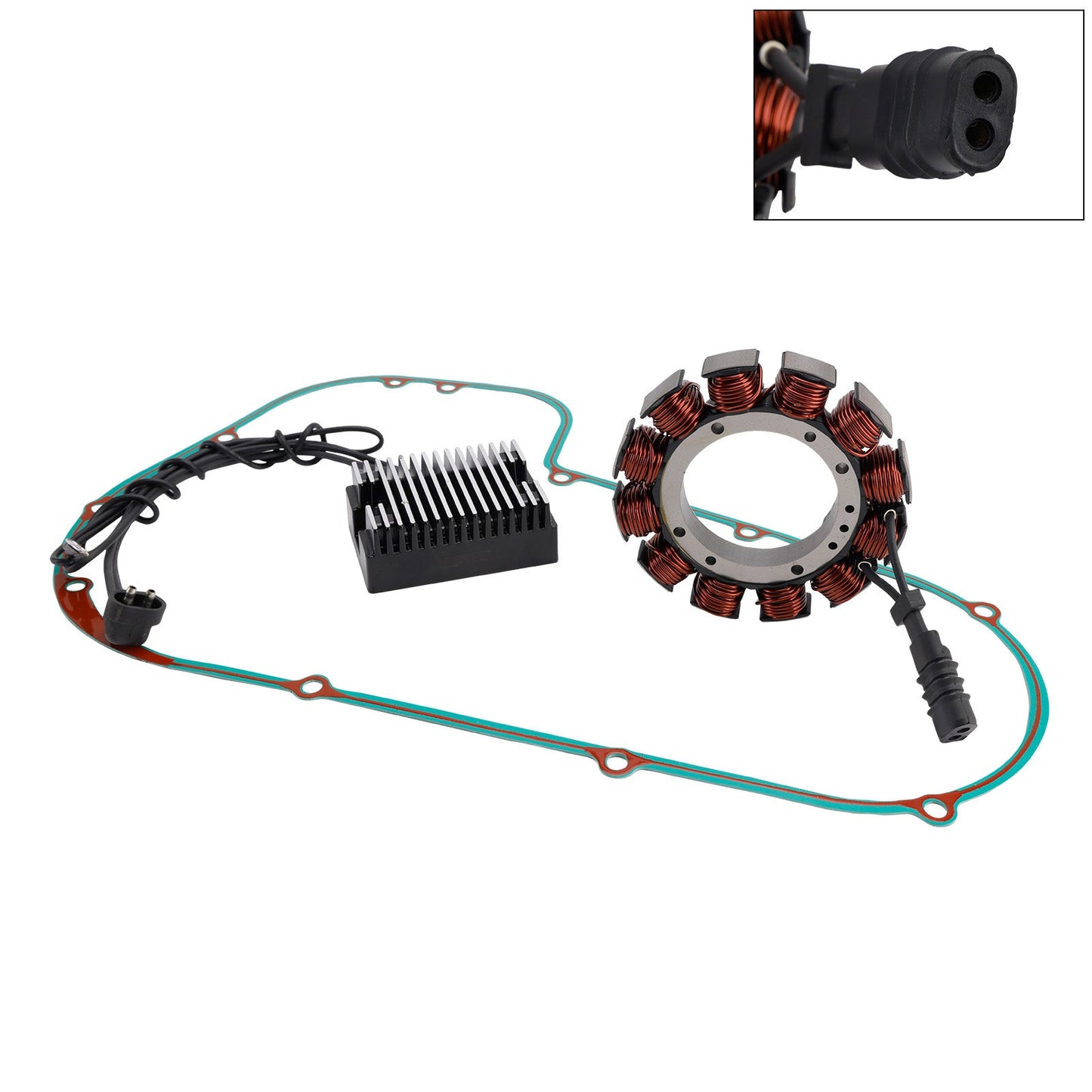 Guarnizione per statore regolatore raddrizzatore FXR Low Rider Custom 35A 1989-1993 34901-85 34901-85