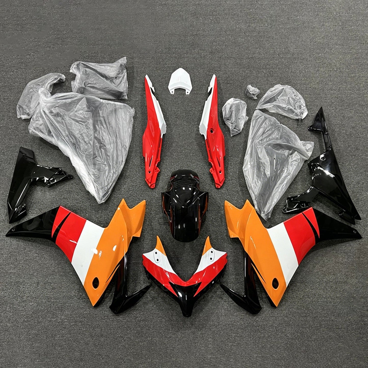 Kit di carene in plastica ABS stampate a iniezione per Honda CBR500R 2013-2015