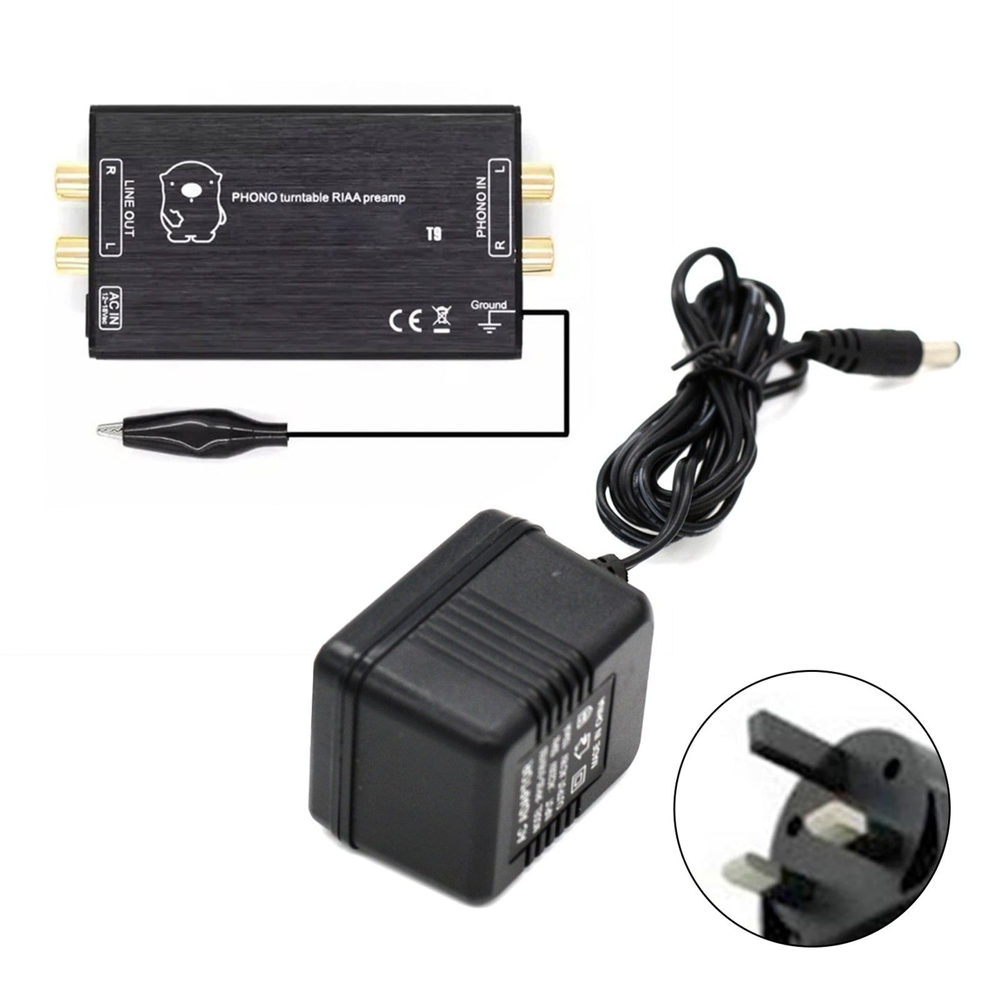Preamplificatore Phono T11 Preamplificatore Phono MM Preamplificatore Giradischi Preamplificatore Fonografo Stereo