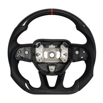 Volante riscaldato in fibra di carbonio per Dodge Charger 2015-2023