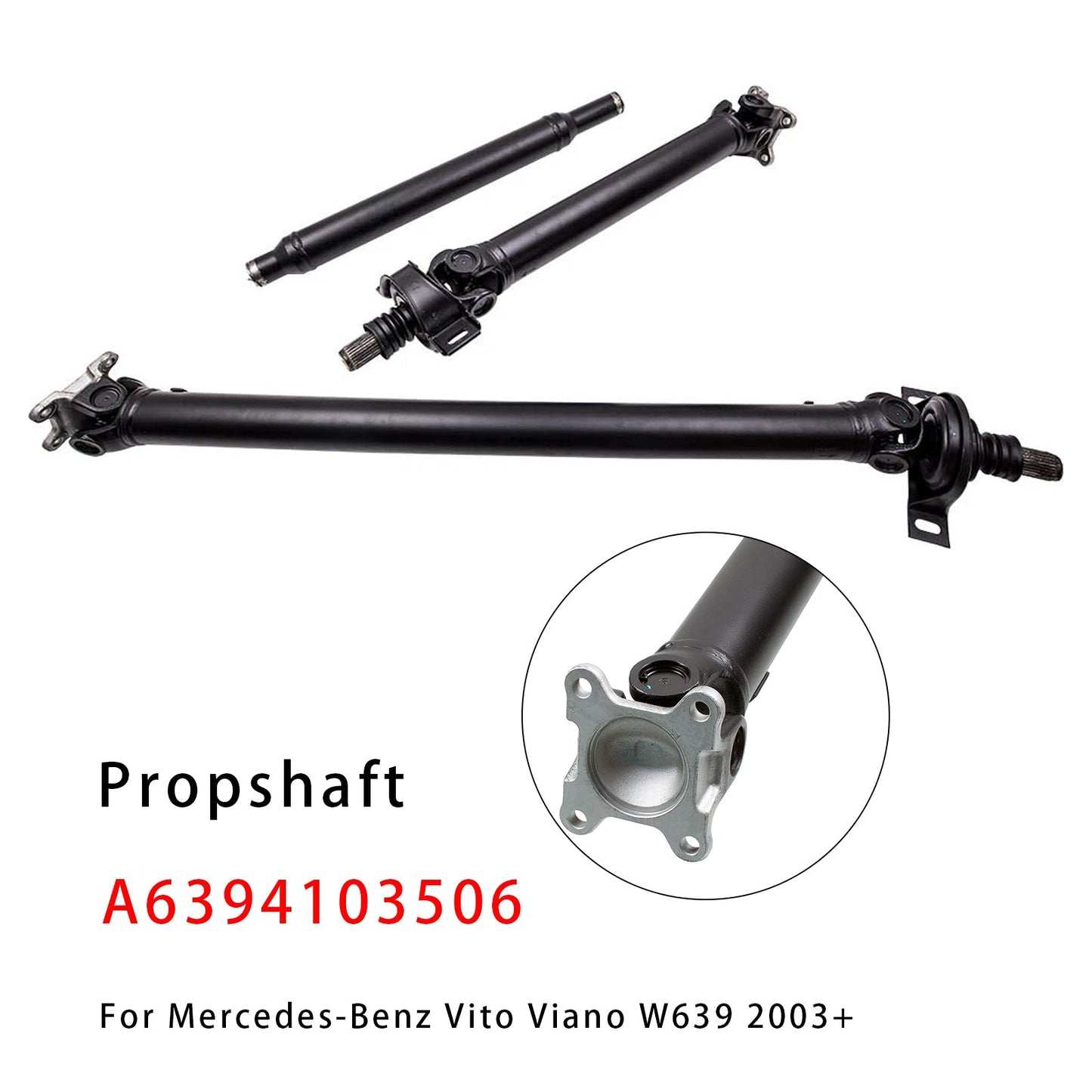 Mercedes-Benz Vito Viano W639 2003+ Albero di trasmissione completo 2375 mm A6394103506 6394103506