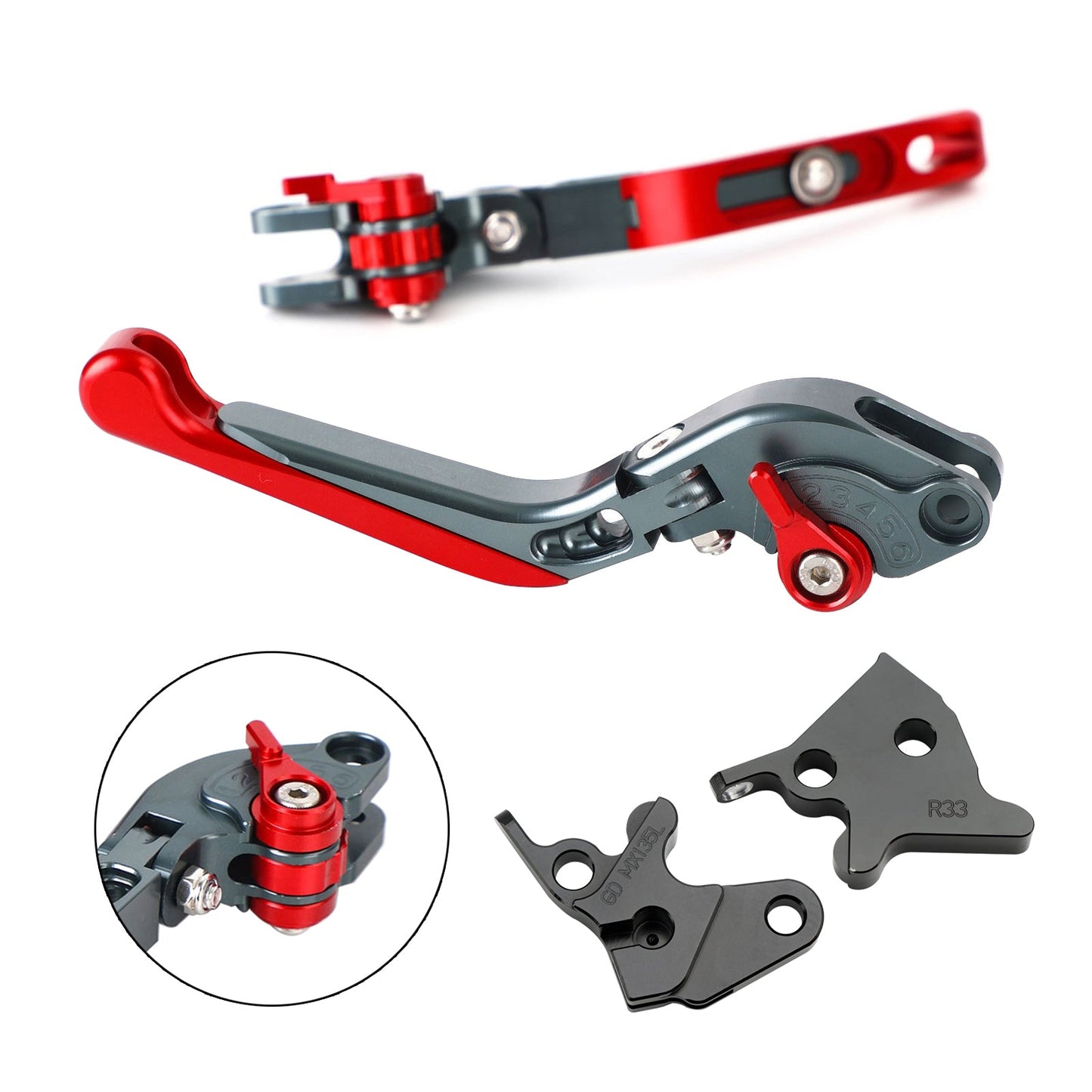 Leva freno frizione regolabile YAMAHA YBR125 2005-2014