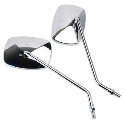 Set specchietti retrovisori cromati da 10 mm per Piaggio Beverly 125 250 2004 2005 06 07 08