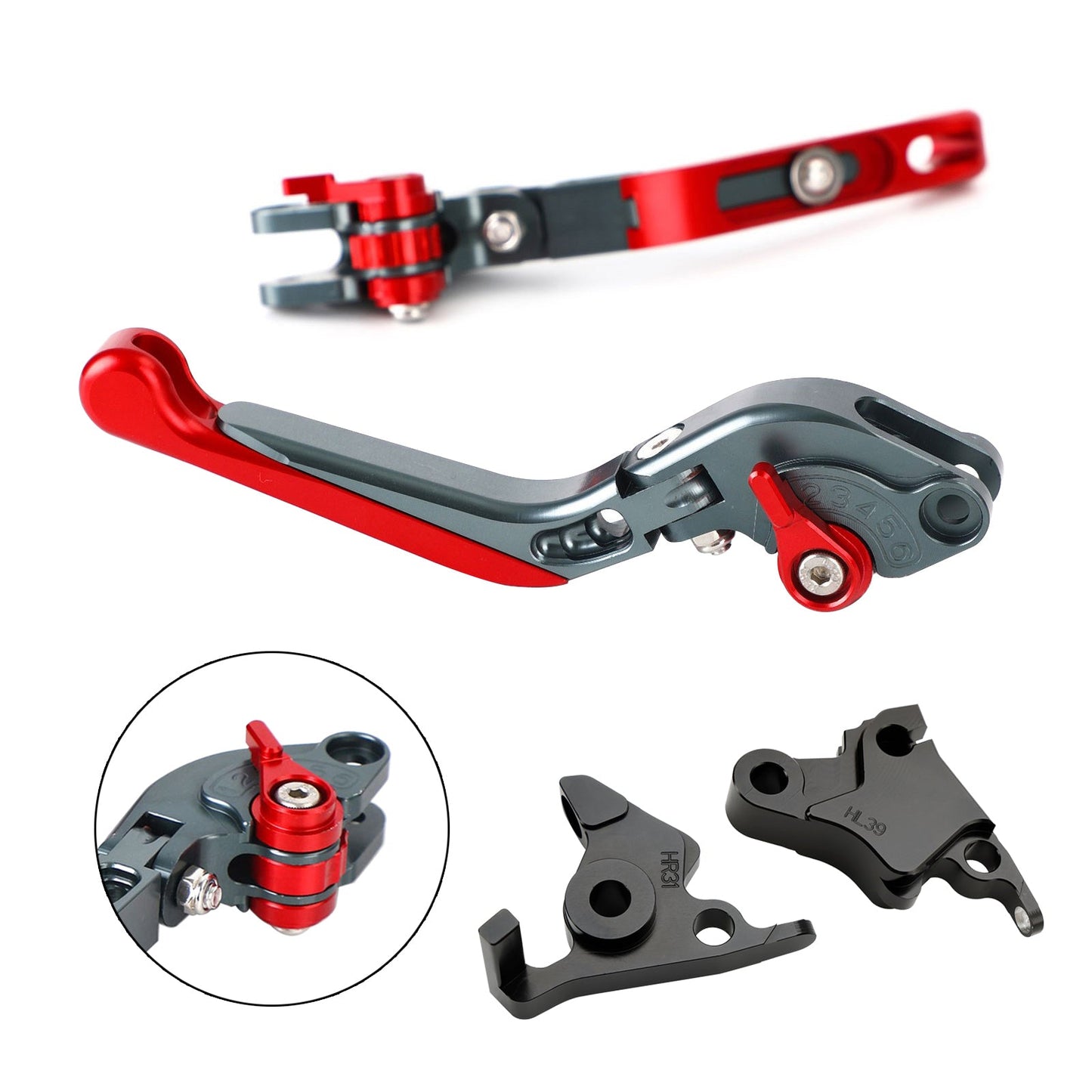 Leva freno frizione regolabile adatta per CFMOTO 450SS 450SR 21-23 450NK 23-24