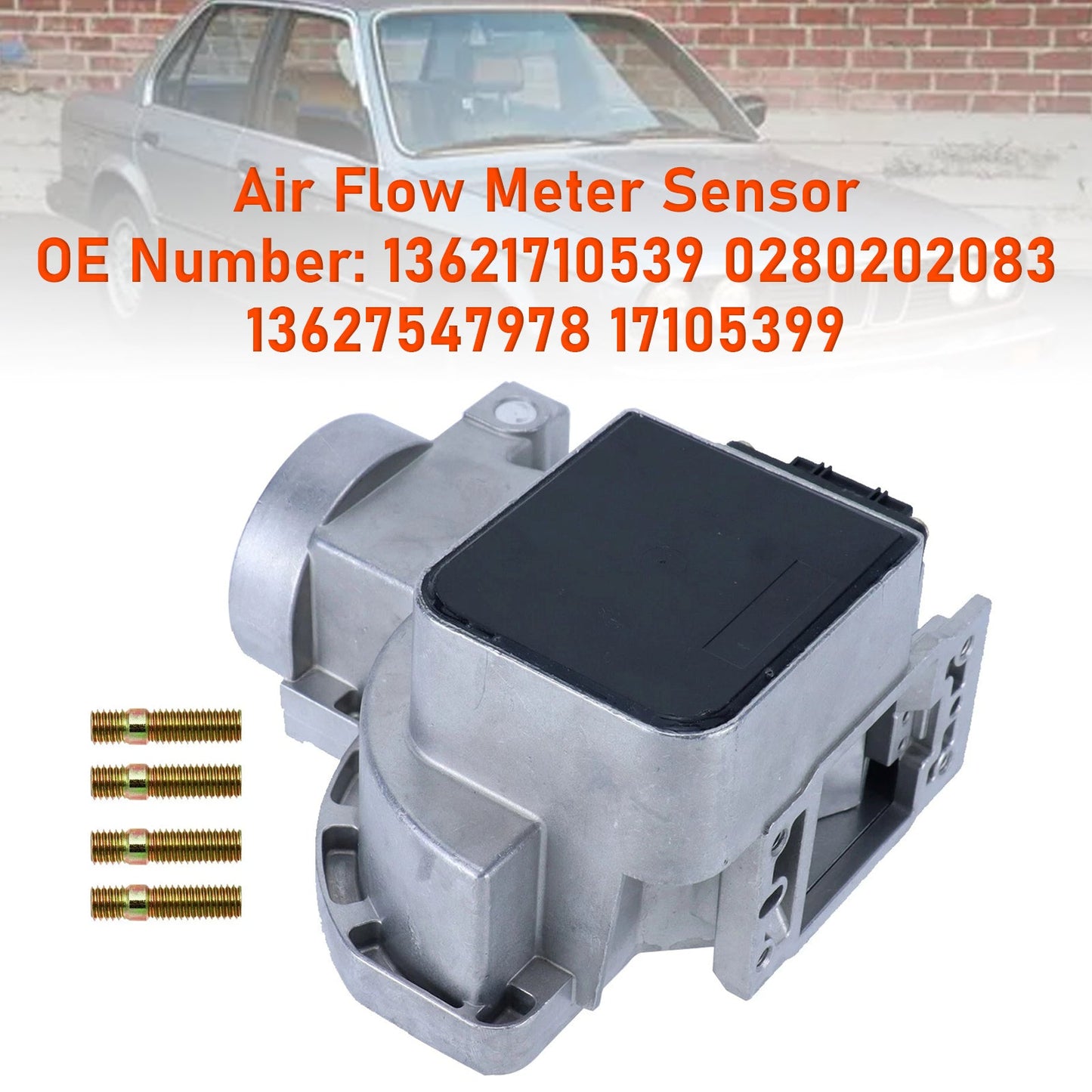 09/1985-12/1987 BMW E28 525e 2.7 92 kW / 125 CV Sensore misuratore di portata aria 0280202083 17105399