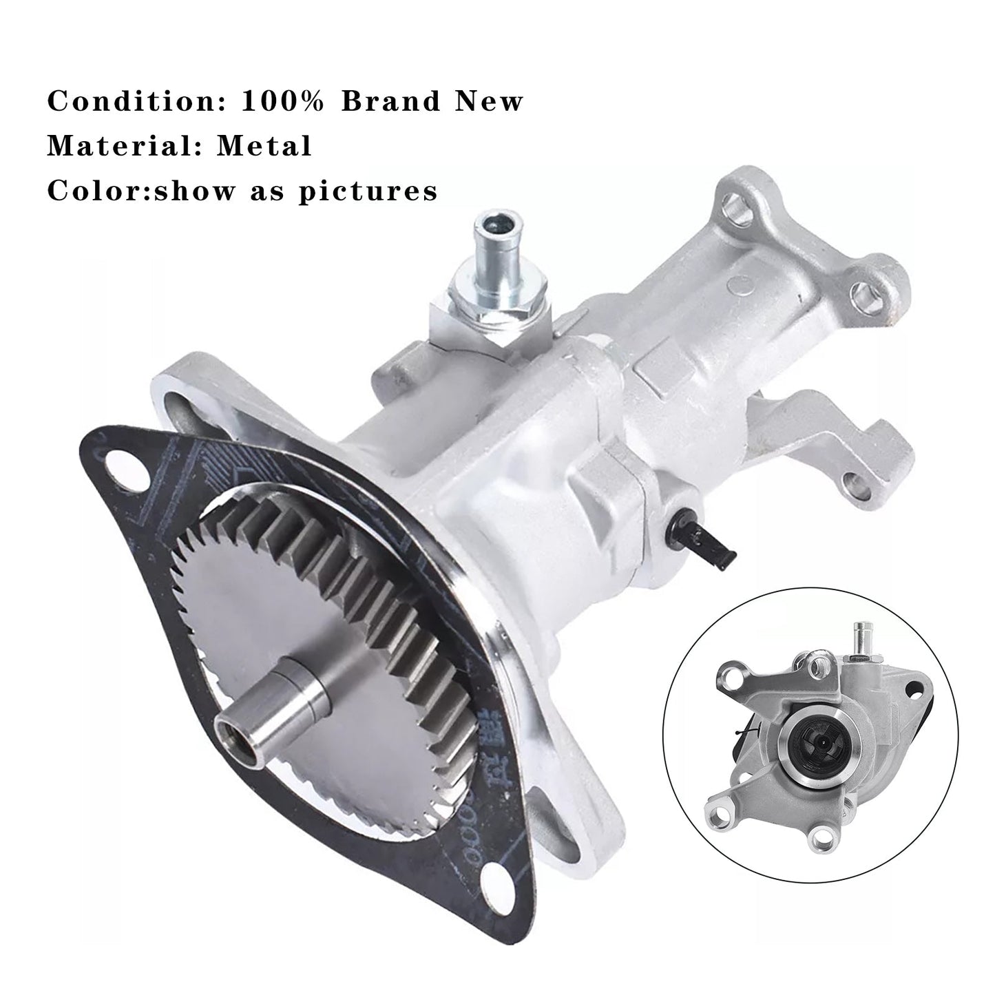 Pompa per vuoto meccanica a ingranaggi diesel Dodge Ram 3500 L6 5.9L 1994-2002 con guarnizione 5019734AA