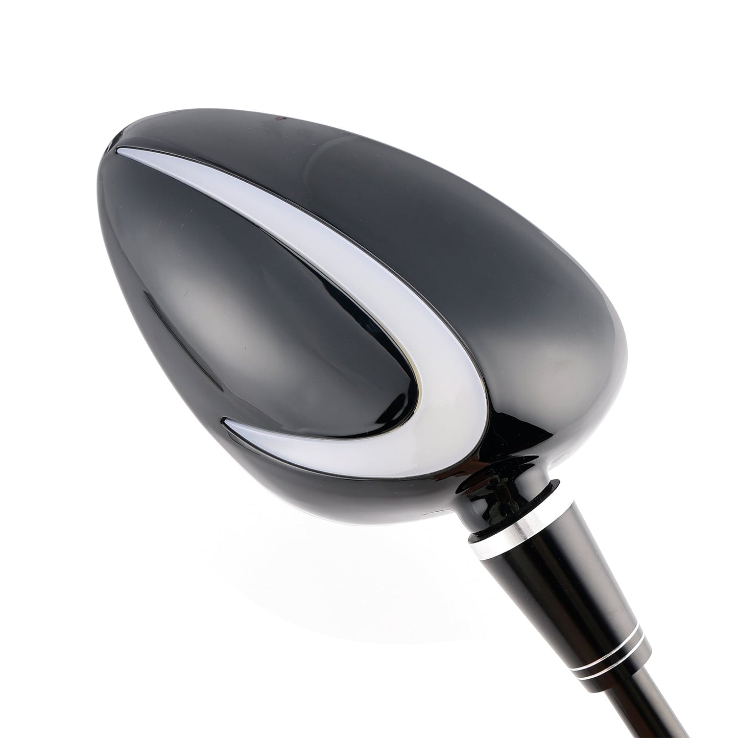 Coppia di specchietti retrovisori a LED neri da 10 mm con filettatura destra per Piaggio Vespa