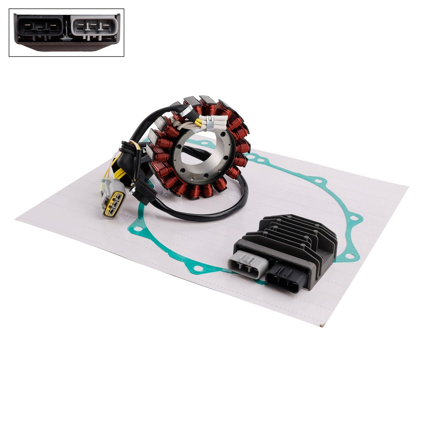 GUARNIZIONE RADDRIZZATORE REGOLATORE GENERATORE STATORE Honda NX400 2024-2025 31120-MKP-D01