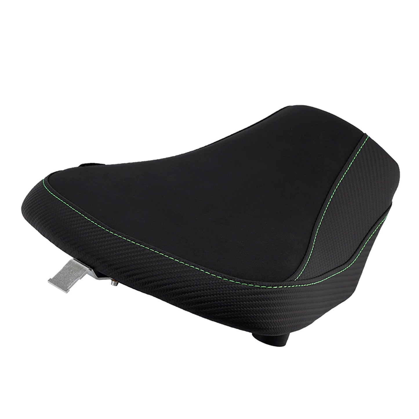 Kit cuscini passeggero anteriore e posteriore Raider per Kawasaki Ninja 650 Z650 2017-2025, colore verde.